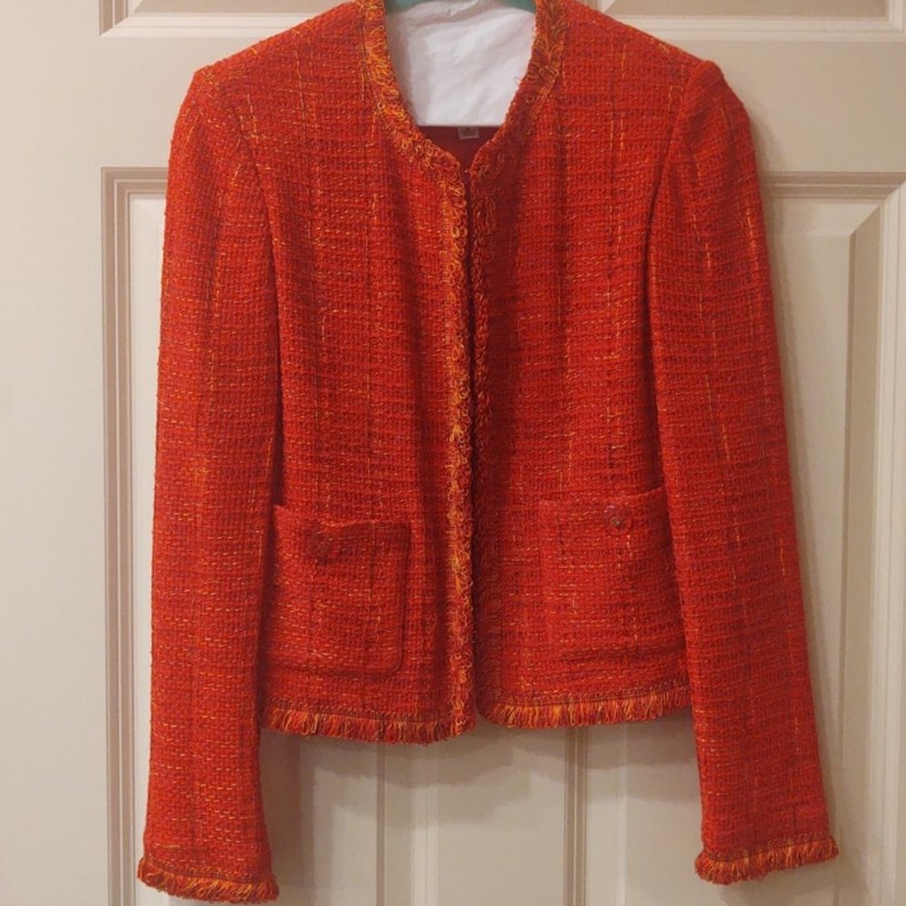 St. John Couture Red Jacket